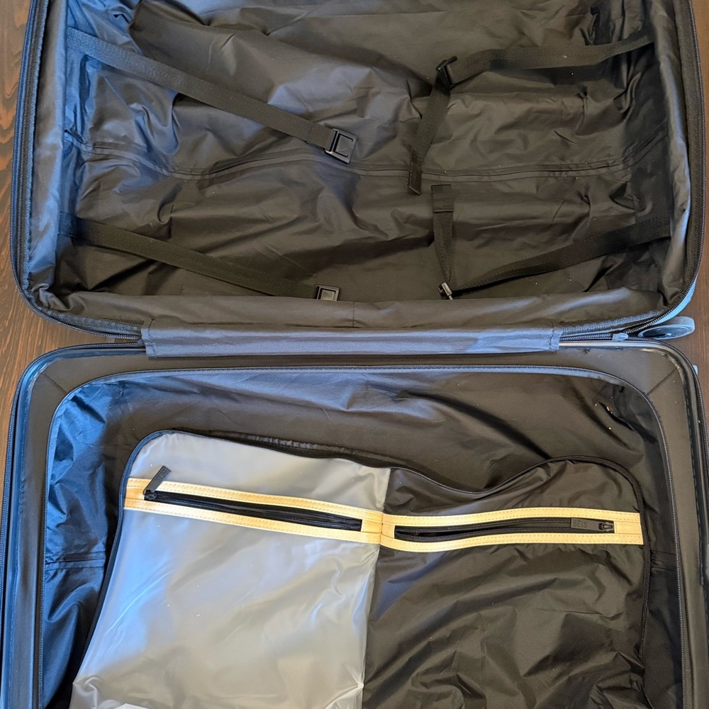 BEIS Black Rolling Suitcase Set
One Medium Check In Roller
One Carry On Roller - Picture 6 of 10
